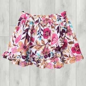 Sigrid Olsen Girls Tiered Ruffle Floral Skirt - 5/6